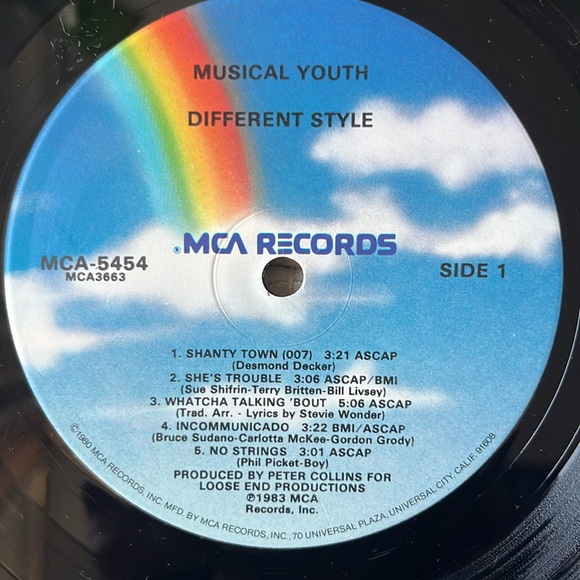 Musical Youth - “Different Style” Vinyl LP - Picture 4 of 5